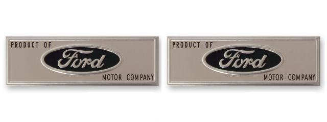 1964 1965 1966 Mustang Sill Plate Logo