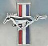 GAS CAP EMBLEM RUNNING HORSE