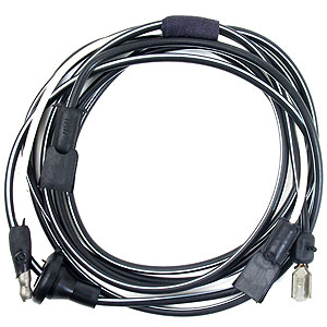 1966 Mustang Windshield Washer 1 spd Pump Feed Wiring