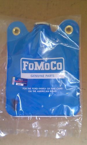 Small Blue Windshield Washer Reservoir Bag with screw on cap