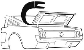 1965 1966 Mustang Fastback Trunk Weatherstrip USA Best