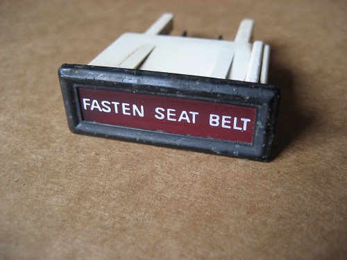 1972 1973 Mustang Cougar Seat Belt Warning Light Ford