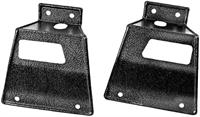1967 1968 Mustang Fastback Seat Latch Cover Set Pair